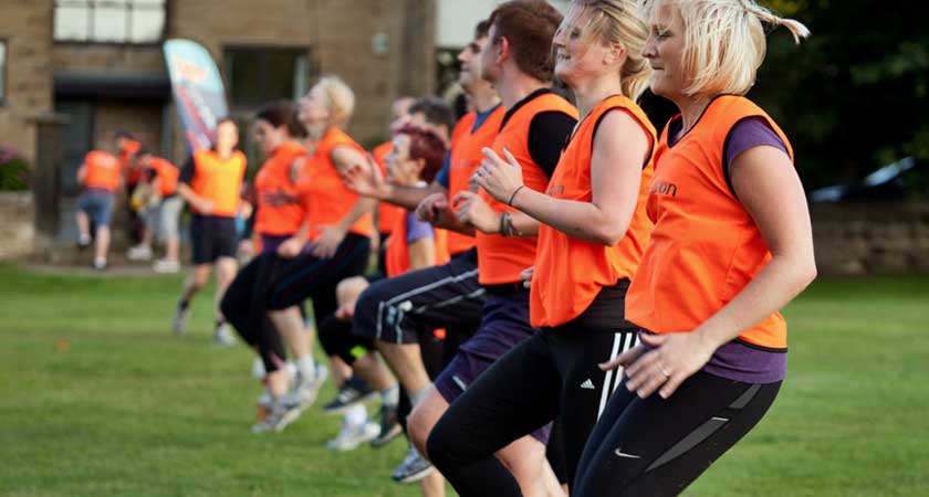 CBPhysio in partnership with Military 1st Fitness outdoor training